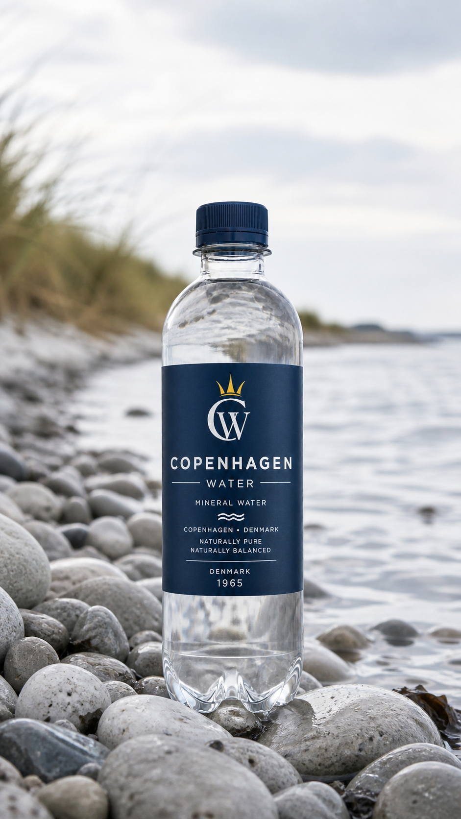 Copenhagen Water on a Danish shoreline