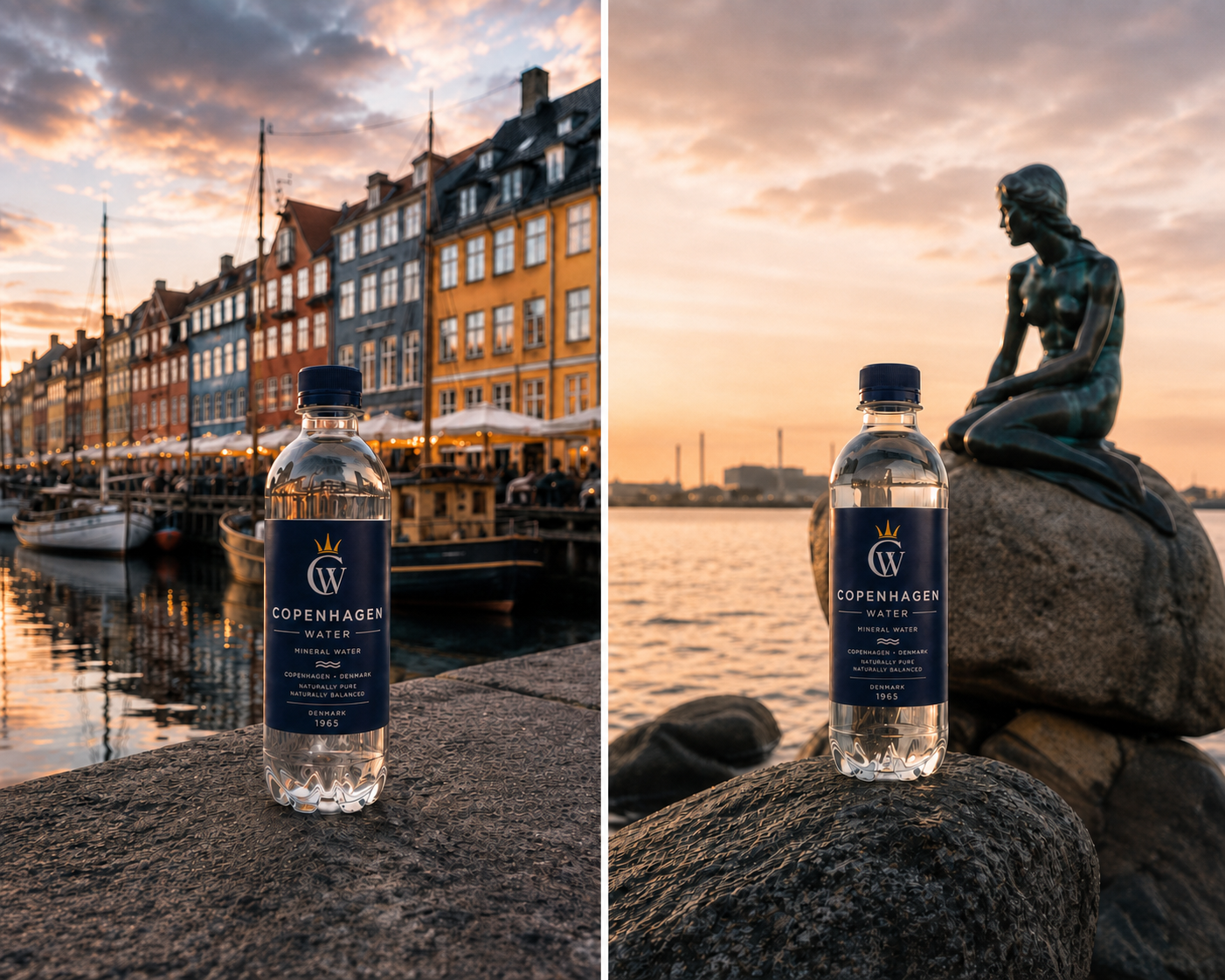 Copenhagen Water by the Little Mermaid